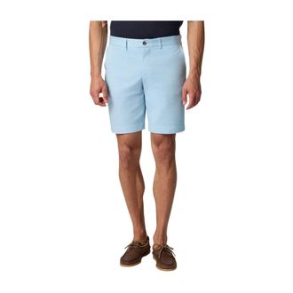 Brooks Brothers Stretch Cotton Gabardine Bermuda Shorts - Heren - Korte broeken - Blauw - Maat: W36 Gabardine