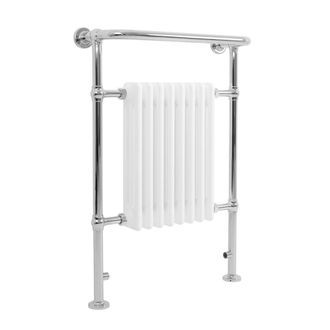 MonsterShop Traditional Heated Towel Rail Radiator - 950mm x 660mm - White