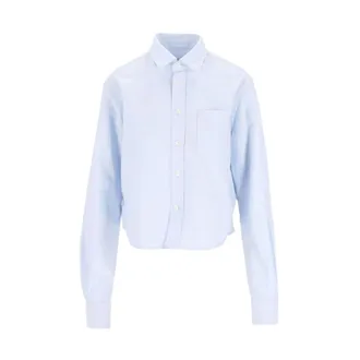 Ami AMI Paris Shirts Light Blue - female - Ami Paris - Shirts - Blue - 2XS - Blouses & Shirts