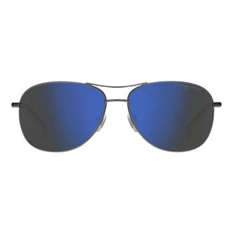 Tommy Hilfiger Unisex Dark Silver Framed Sunglasses - Light Grey Metal - One Size