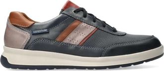 Mephisto Blauwe veterschoen voor heren - Heren - Sneakers - Blauw - 44 1/2 EU - Leer - Schoenen