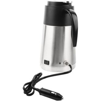 OEM Hervidor El&eacute;ctrico Para Coche, Aprox. 1300 Ml, Taza Calefactora Con Enchufe Para Encendedor De Cigarrillos, Taza Aislante, Botella Para Cami&oacute;n, Taza D