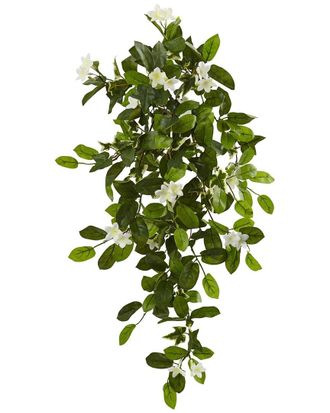 Nearly Natural 19In Mixed Stephanotis & Ivy Hanging Artificial Plant - Set Of 4