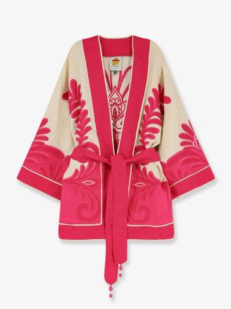 Farm Rio Kimono in misto lino e viscosa - FARM RIO - gender_Woman