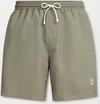 Brunello Cucinelli Swimsuit in Khaki at Nordstrom, Size Xx-Large Eu