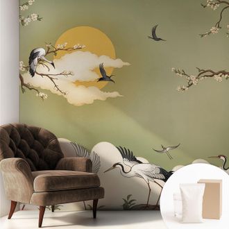 Tulup Carta Da Parati Non Tessuto - Di Alta Qualit&agrave; Per Il Soggiorno La Cucina - Tendenze Moderne - Vlies Ecologico Natura Elegante 250x250 Cm