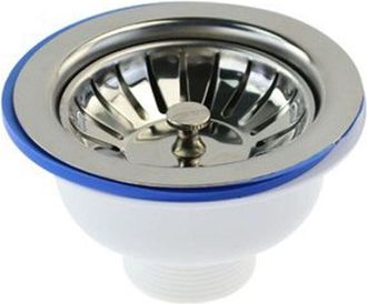 OEM Drain Universal Para Fregadero - Di&aacute;metro 80 Mm - Acero Inoxidable Pl&aacute;stico Cobre - Para Fregaderos De Cocina De Acero Cer&aacute;mica Fragranite - 1 Unidad