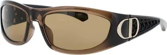 Dior VERYDIOR S3F Brown Wrap Ladies Sunglasses CD40202I 50E 61