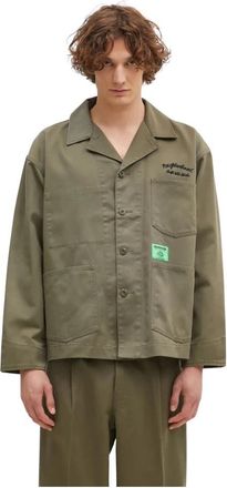 Neighborhood Overall Jacket - Heren - Zomerjassen - Groen - M - Katoen - Jassen