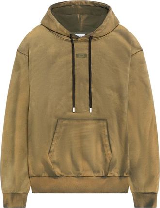 GCDS Gcds, Heren, Sweatshirts & Hoodies, Groen, Maat: XS Katoen