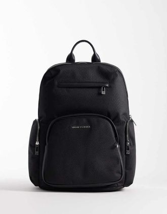 A|X Armani Exchange Borsa a sacco nera-Nero