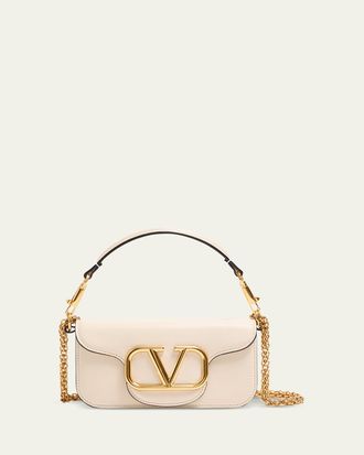 Valentino Garavani Loco Small VLOGO Calfskin Shoulder Bag
