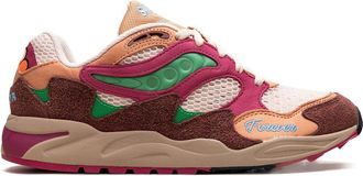 Saucony x Jae Tips Grid Shadow 2 Whats the Occasion? Wear To The Party sneakers - Brown
