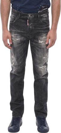 Dsquared2 Dark Grey Mid Rise Jeans