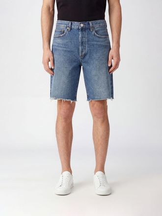 A Gold E Pantaloncini jeans al ginocchio in cotone rigenerativo a 5 tasche