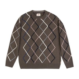 Bob Jersey de cuello redondo - Knitwear - Hombre - Marr&oacute;n - XL