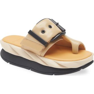 4CCCCees Mellow Glow Platform Sandal in Skin at Nordstrom, Size 8.5Us