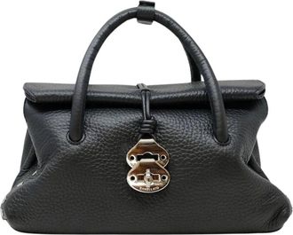Zanellato Dotta Centauro Baby - Dames - Tassen - Zwart - Maat: ONE Size Leer