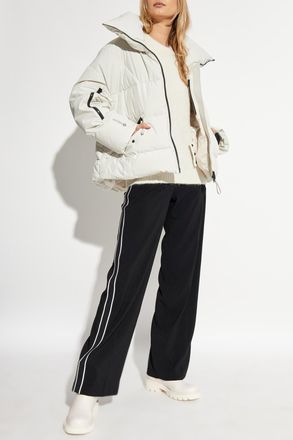 Woolrich Ski Jacket With Wide Collar, Womens, Cream