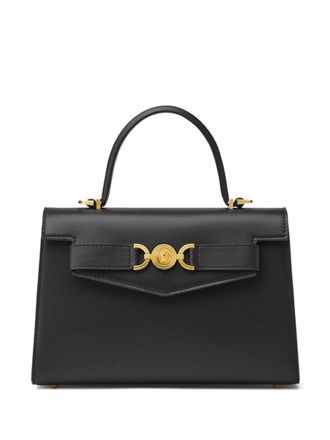 Versace leather tote bag - women - Calf Leather - One Size - Black