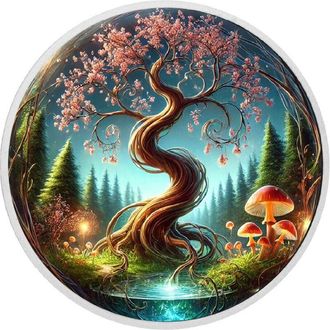 OEM Moneda De Plata De 1 Oz Con Forma De &Aacute;rbol Retorcido