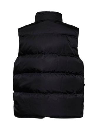 Prada Womens Padded Vest Re-Nylon Black Recycled Polyamide Puffer Jackets