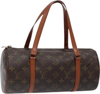 Louis Vuitton Pre-owned Handbags, female, Brown, Size: ONE SIZE Pre-owned Vintage Canvas Handbag