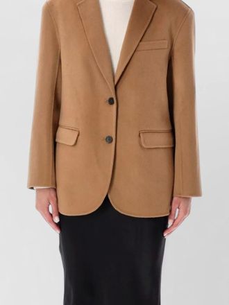 Anine Bing wool cashmere oversized single breasted coat