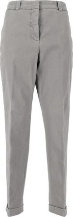 PESERICO Chino broeken - Dames - Chinos - Grijs - M - Broeken