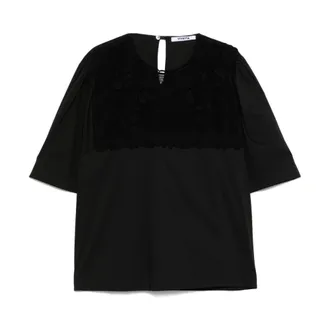 Vivetta T-Shirts, female, Black, Size: 2XS T-Shirts