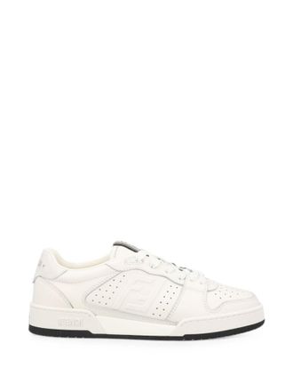 Fendi White Leather Sneakers