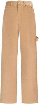 Darkpark John Relax Fit Worker Corduroy Broek - Heren - Straight fit broeken - Beige - W32 - Broeken