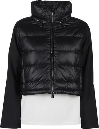 People of Shibuya Zwarte Cropped Bomberjas - Dames - Winterjassen - Zwart - 2XS - Nylon - Jassen