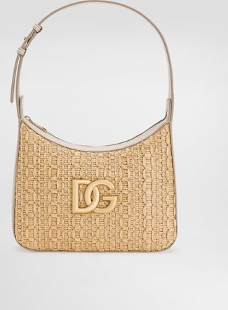 Dolce & Gabbana Rafia Crochet Shoulder Bag - Woman Shoulder And Crossbody Bags Multicolor Onesize