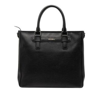 Dolce & Gabbana Pre-owned Tote Bags, female, Black, Size: ONE SIZE Pre-owned Satchel