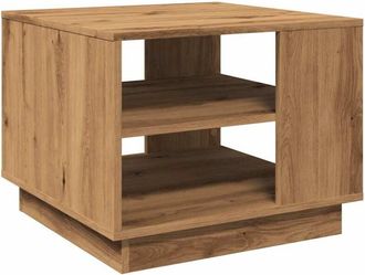 vidaXL Mesa De Centro Madera De Ingenier&iacute;a Roble Artisan 55x55x42 Cm Vidaxl