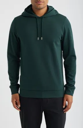 Reiss Fabien Double Knit Hoodie in Dark Sage Green at Nordstrom, Size Xx-Large