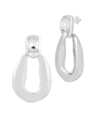 Sphera Milano Silver Plated CZ Earrings