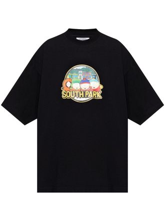 VETEMENTS x South Park T-shirt - men - Cotton - S - Black