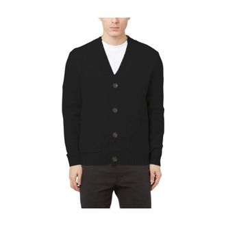 Paolo Pecora Cardigans, male, Black, S, Cardigan A048F0069000
