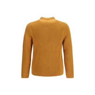 C.P. Company Full-Rib Cotton Sweater - Orange