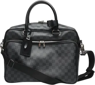 Louis Vuitton Gray Damier Graphite Canvas Shoulder Bag (Pre-Owned)