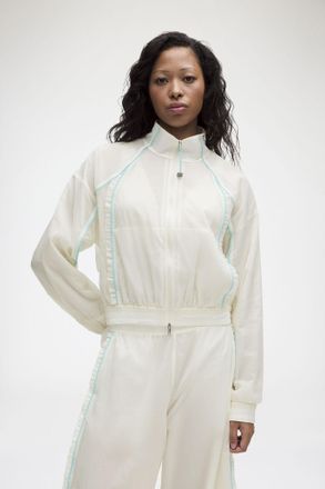 Ganni x lululemon Ruffle-Trim Textured Jacket - Size XS Coconut Ivory