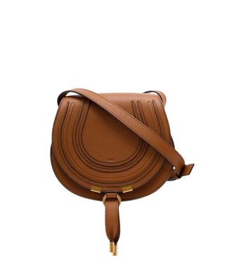 Chlo&eacute; Brown Marcie Small Crossbody Bag