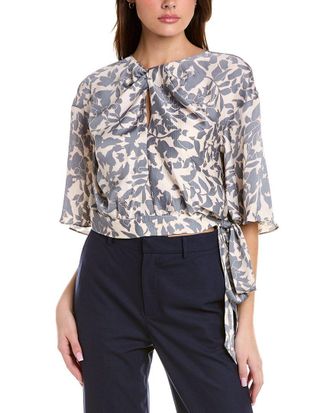 Bcbgmaxazria Bcbgmaxazria Twisted Neck Blouse
