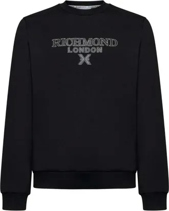 John Richmond Hoodies & sweatvesten, Heren, Zwart, L, Sweatshirts & Hoodies