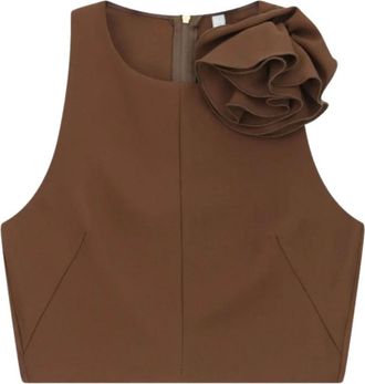Imperial Donna, Top, Marrone, M, new