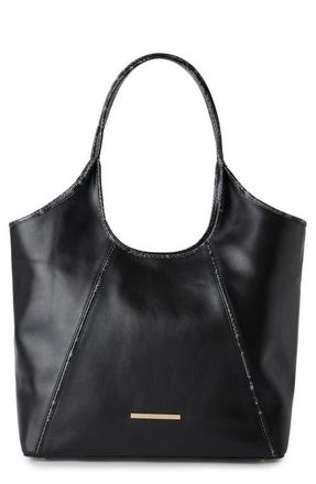 Brahmin Iona Leather Tote Bag in Black Dietrich at Nordstrom