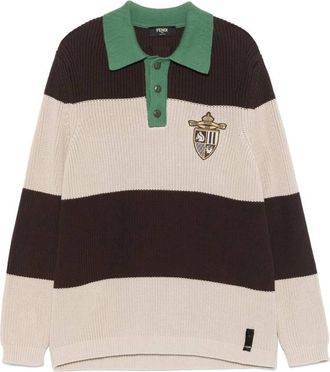 Fendi Mens Cotton Polo Shirt, Brand Size 48 ( US Size 38 )