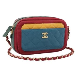 Chanel Pre-owned Vintage Shoulder Bag - Dames - Pre-owned - Veelkleurig - Maat: ONE Size Leer